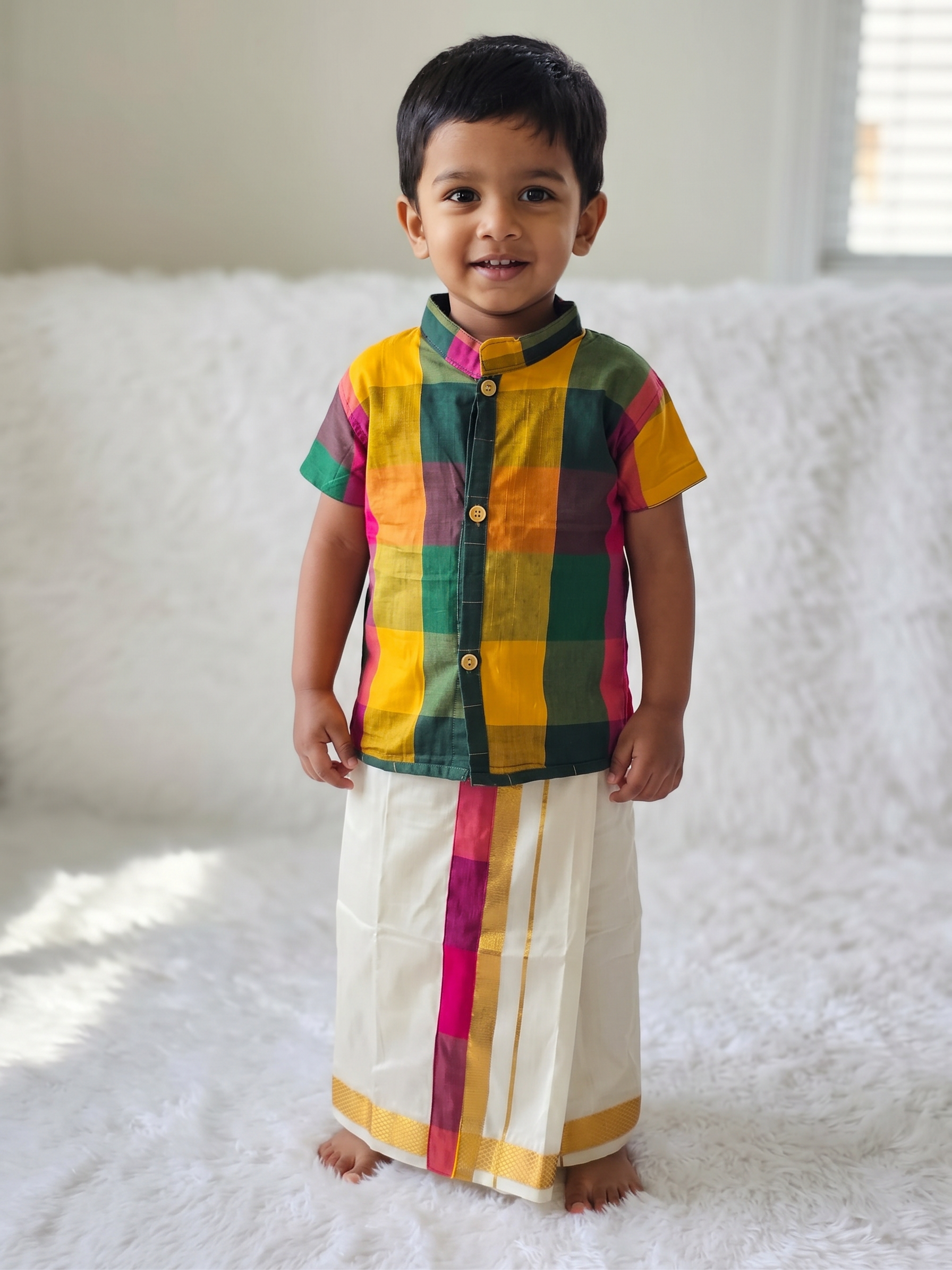 2 in 1  Shirt ( reversable shirt) Silk base
